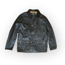 Starberg mens summer oilskin jacket, olivengrøn m. gult for