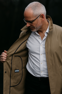 Skjorte Steward modern fit, herre, hvid