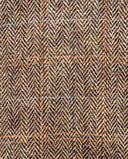 Carola blazer dame, Harris Tweed, sand sildebensmønster m. rød/lysblå overtern