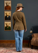 Surrey Ladies Tweed Blazer, marsh