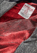 Tori 3/4 Ladies Coat frakke af Harris Tweed, charcoal koksgrå