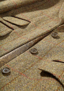 Tori 3/4 Ladies Coat frakke af Harris Tweed, mustard