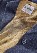 Tori 3/4 Ladies Coat frakke af Yorkshire Tweed, navy