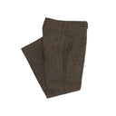 Nicholas herrebuks, brun herringbone, Harris Tweed