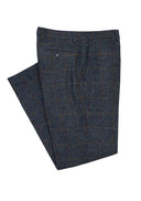 Nicholas herrebuks, blue multi, Harris Tweed