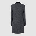 Tori 3/4 Ladies Coat frakke af Harris Tweed, charcoal koksgrå