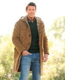 Duffle coat "Men's Duffle", 4-knapper, camel