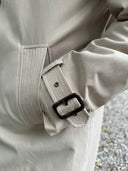 Chelsea mens trench coat, beige
