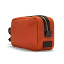 British Twill Wash Bag, orange
