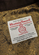 William Tweed Gilet vest med Nehru krave, Harris Tweed, mustard