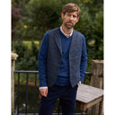 Wales tweed vest, Harris Tweed, scottish blue check