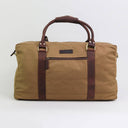 Explorer kanvas holdall weekendtaske, camel lys brun