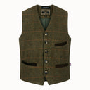 Alcott Formal Waistcoat, vest, derby tweed, mørk grøn