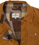 Huntly Waxed Canvas Utility Overshirt, karamel brun