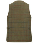 Kingussie tweed shooting vest, grøn/blå