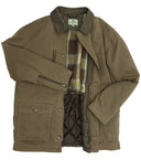 Balerno Waxed Barn Coat fritidsjakke med ternet for