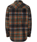 Balbeggie Fleece Shacket overshirt, grøn/rust tern