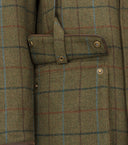 Kingussie Tweed Field Coat skydejakke, grøn/blå