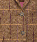Eden Tweed Hacking Jacket, bracken/wildberries