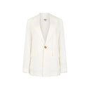 Avonlea Women’s Tailored Linen Jacket, hvid, str. 42