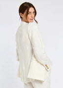 Avonlea Women’s Tailored Linen Jacket, hvid, str. 42