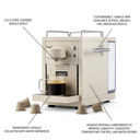 Sjostrand The Original 2.0 kaffemaskine, beige rustfri stål, EU version