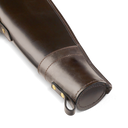 Malton Shotgun Slip zip/flap, saddellæder, dark havana