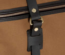 British Twill Laptop Bag, tan mellembrun