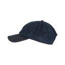 Brungton Harris Tweed baseball cap, one size, midnatsblå