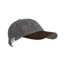 Brungton Harris Tweed baseball cap, one size, stålgrå