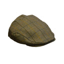 Country sixpence hat, derby tweed, navy stripe