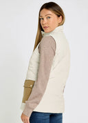 Clashmore Women's Quilted Vest, bone hvid