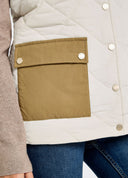 Clashmore Women's Quilted Vest, bone hvid