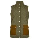 Clashmore Women's Quilted Vest, kelp grøn