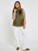 Clashmore Women's Quilted Vest, kelp grøn