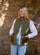 Clashmore Women's Quilted Vest, kelp grøn