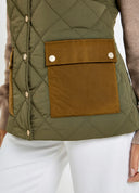 Clashmore Women's Quilted Vest, kelp grøn