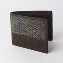 Tegnebog Harris Tweed og læder, Clinton brun