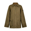 Delaney Women's Light Wax Cotton Utility Jacket, grøn