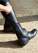 Dubarry Half Chap læder, sort