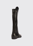 Dubarry Half Chap læder, sort
