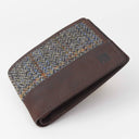Tegnebog Harris Tweed og læder, Clinton brun