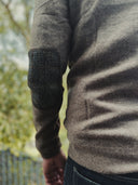 Fiffi cardigan modern fit, herre, merinould, nutmeg muskat brun