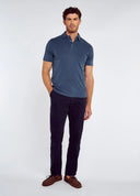 Gilligan Men’s Tencel/Modal Polo, atlantic blå