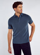 Gilligan Men’s Tencel/Modal Polo, atlantic blå