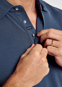 Gilligan Men’s Tencel/Modal Polo, atlantic blå
