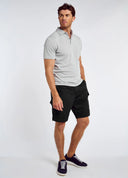 Gilligan Men’s Tencel/Modal Polo, lys grå
