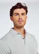 Gilligan Men’s Tencel/Modal Polo, lys grå