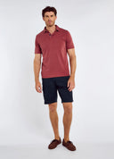 Gilligan Men’s Tencel/Modal Polo, vinrød