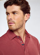 Gilligan Men’s Tencel/Modal Polo, vinrød